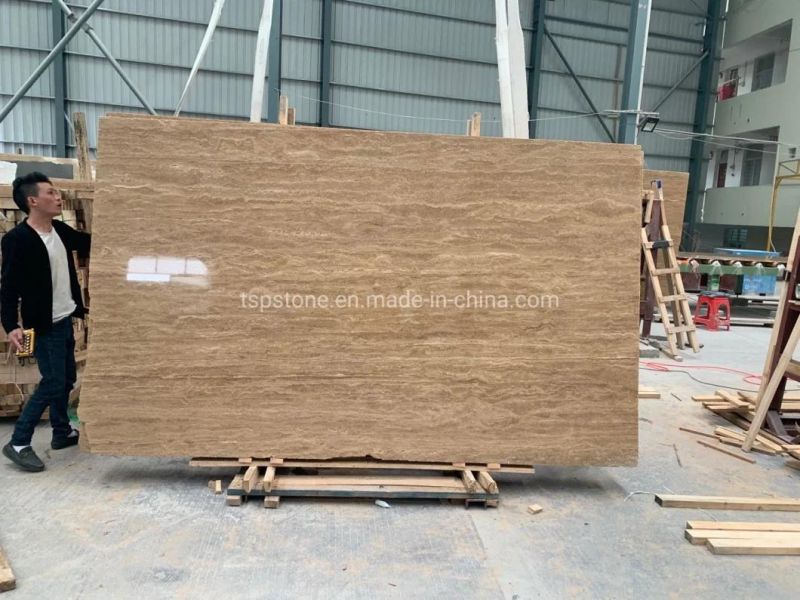 Honed Travertine Noche Slabs and Tiles From Iran