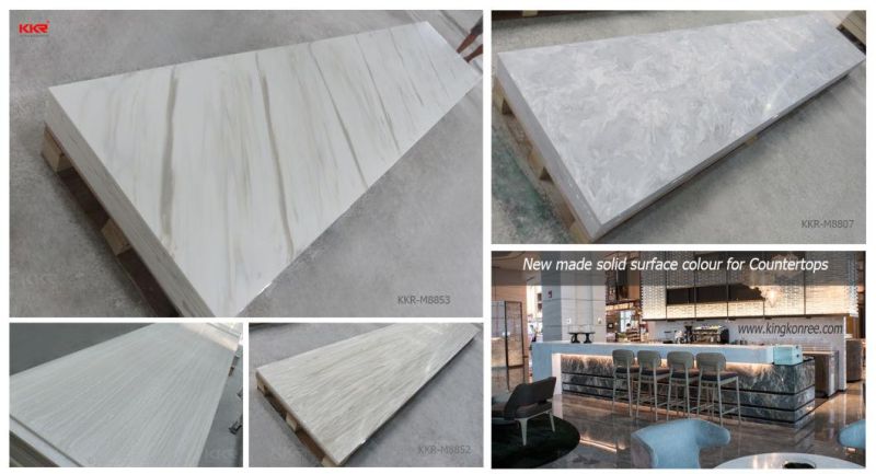 12mm Acrylic Solid Surface Decorative Sheet for Bathroom Furniture