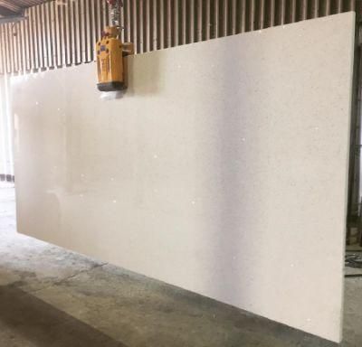 White Galaxy Quartz Countertop for Kitchen/Bathroom