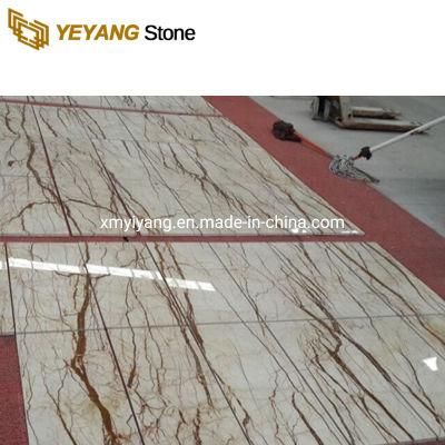 Natural Stone Polished Sofitel Gold Marble for Wall and Floor