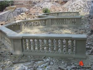 Granite/Marble Outdoor Garden Stone Balusters with Railing Handrail