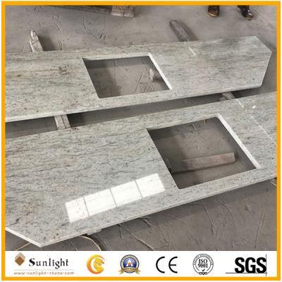 India Polished River White Stone Granite Countertop for Kitchen, Bathroom