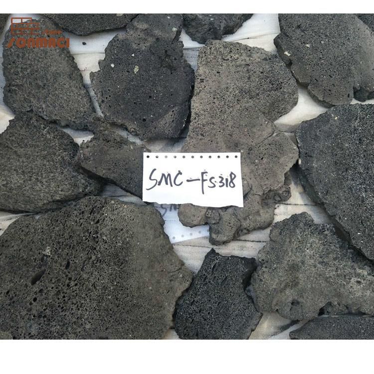Black Color Wall Natural Loose Slate Stone