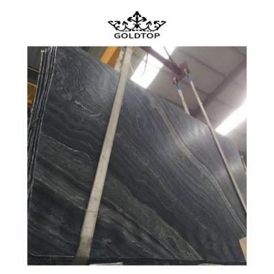 Building Material Black/Beige/White Decorative Wall/Floor Tiles Natural Stone Ancient Wooden Vein Marble for Home
