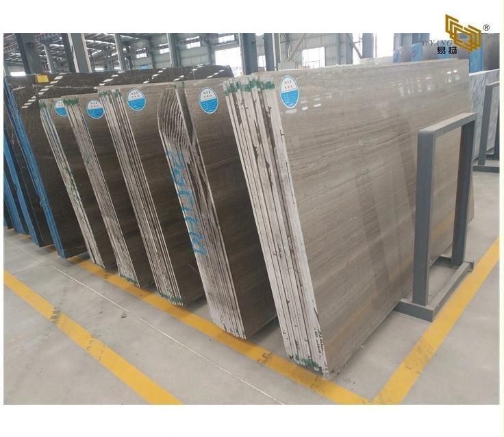 Natural Marble for Floor Tile/Slab Grey/Black/Wood/Brown Countertop/Vanity/Worktop/Island Wholesale