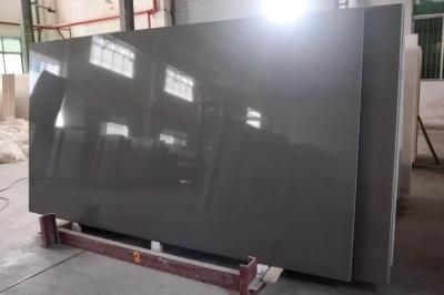 Fresh Series Dull Grey Artificial Engineered Quartz Stone Countertop/Vanity Top/Work Top Slab