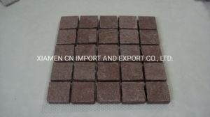 Natural Light Grey/Dark Grey/Black/Red Granite/Basalt/Tumbled Cobblestone/Cube Stone/Flagstone/Pavers/Paving Stone on Mesh