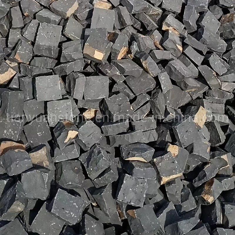 Zhangpu Black Granite Cubic Stone for Paving