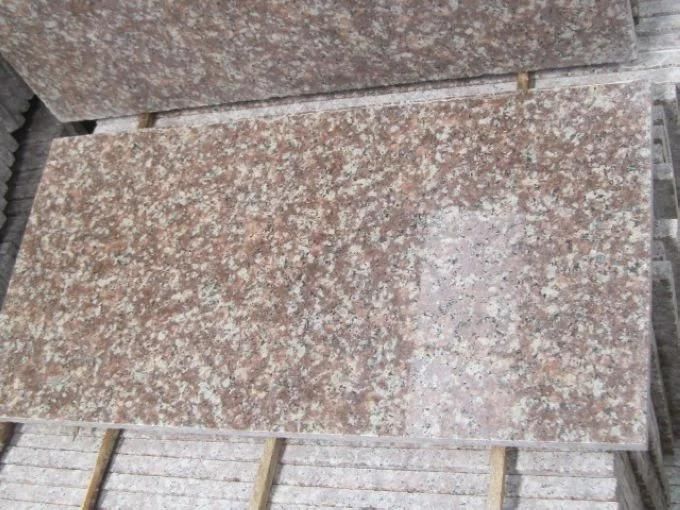 G687 Peach Red Cheap Polished Granite Tile with High Quality