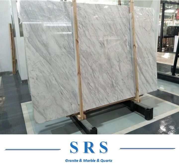 Polished Volakas White Marble Tiles