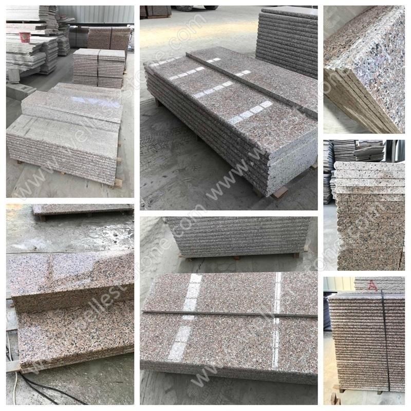 Cheap Granite Paving Tile/Slab/Step/Cladding New Pink Granite Quarry