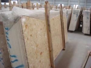 Artificial Stone Quartz Light Golden Color for Slabs