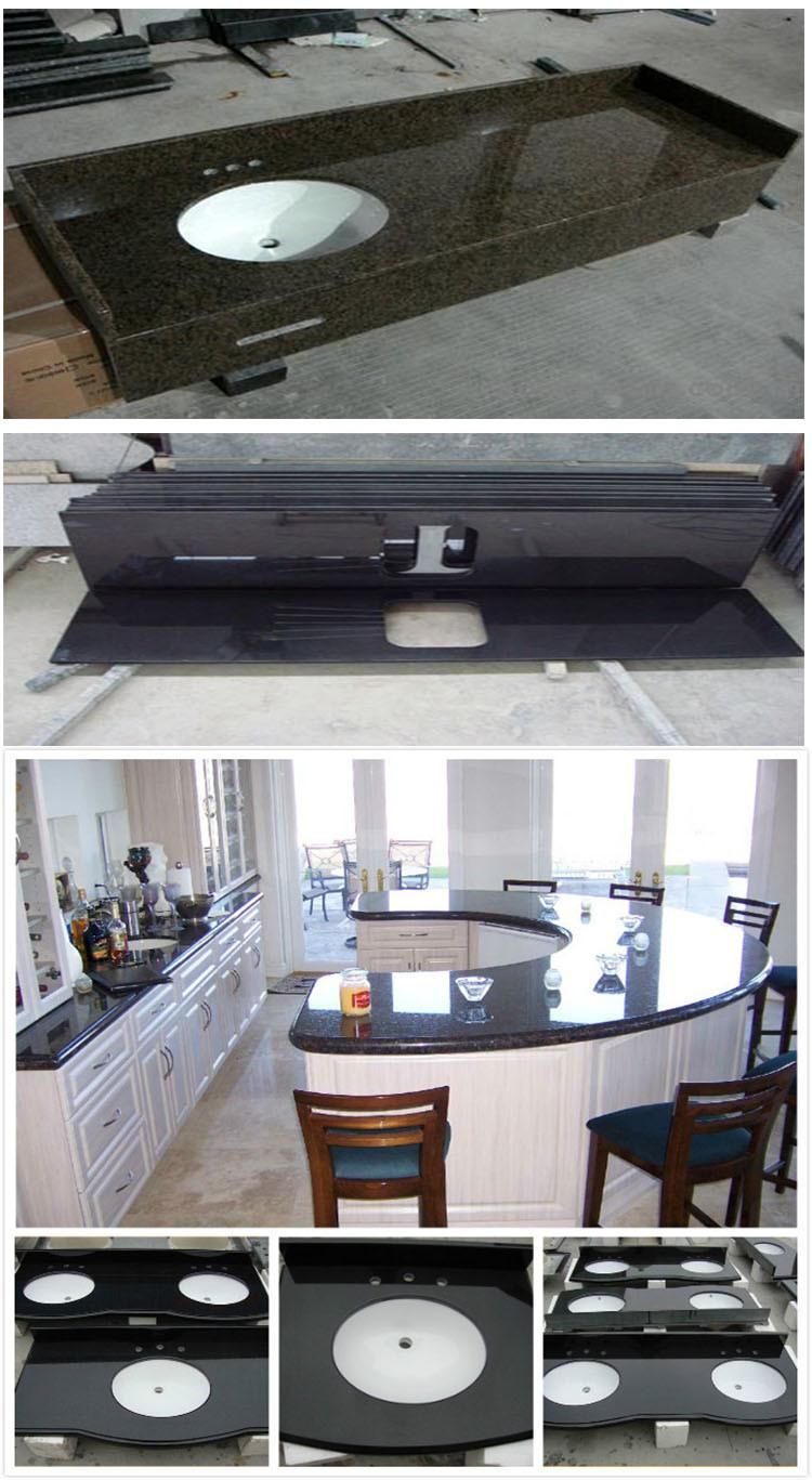 Absolute Black Granite Building Material Granite Tile Vanity Top
