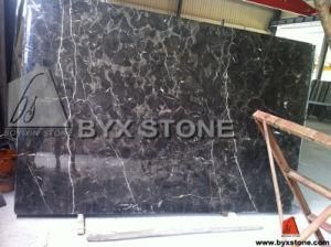 Chinese Dark Emperador Marble Slab for Flooring