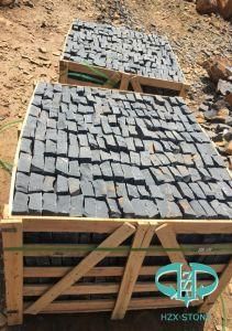 Zhangpu Black Basalt Cobbles All Natural Face for Cobble/Paving Stone for Outside