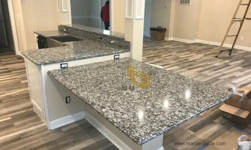 Fujian Natural White Mist/Wave Granite Stone Tile/Slab for Kitchen/Paving Stone/Vanity Top/Benchtops