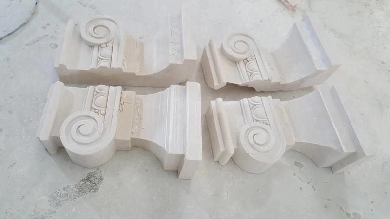 White Marble Carving Decoration Mantel Surround