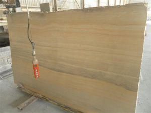 Yellow Wood Marble Slab for Countertops and Building Materials