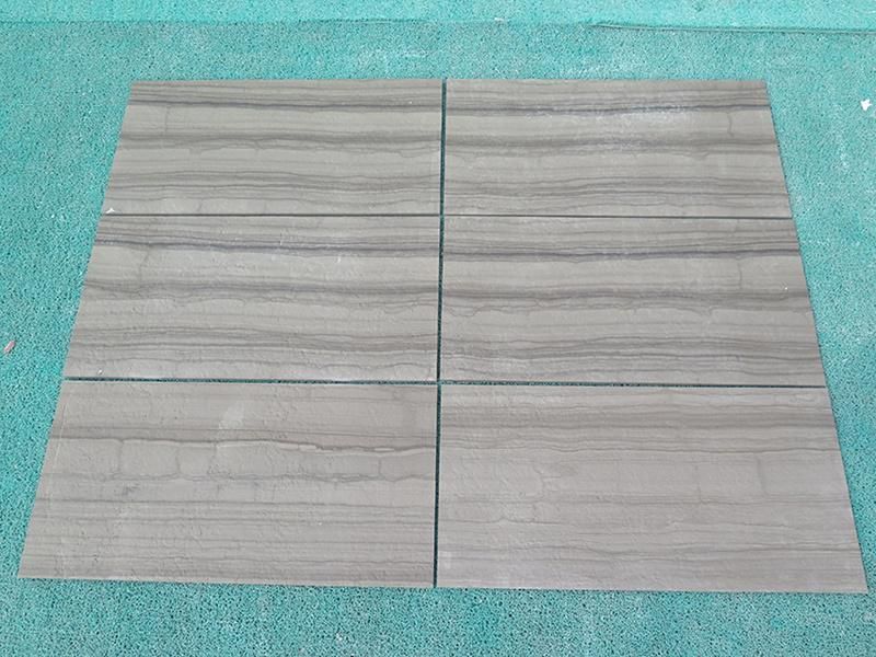 Hot Sale Athen Grey Wooden Marble Tile for Floor and Wall