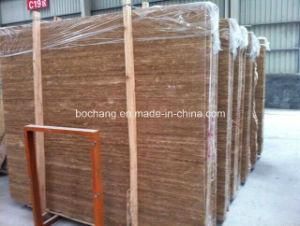 Coffee Brown Travertine for Floor Tile Slab