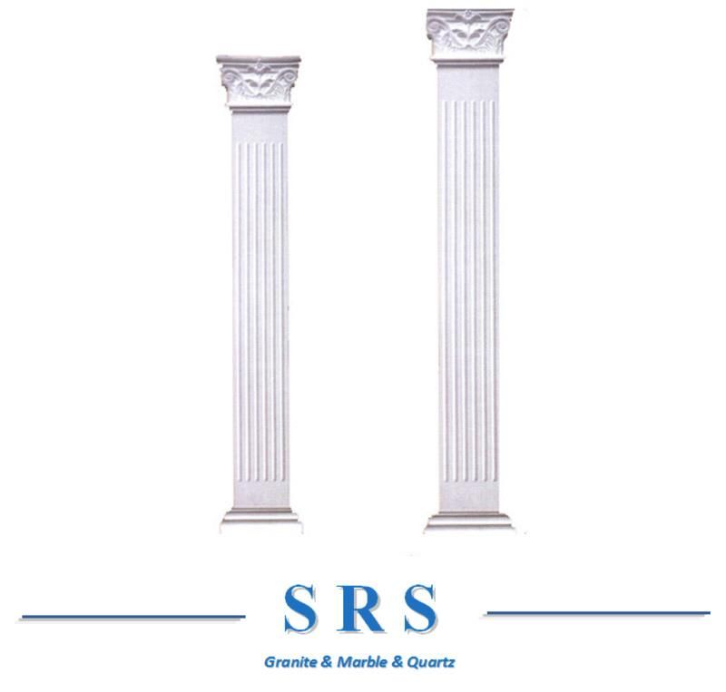 Natural Marble & Granite Stone Columns for Hotel/Villa/Shopping Mall/Infrastructual Projects Decoration
