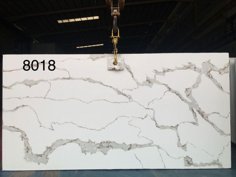 Modern Style Calacatta Gold Artificial Quartz Stone Counter Top Quartz Stone