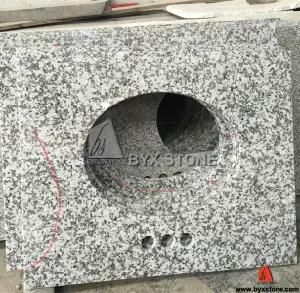 G439 Chinese Light Grey Granite Vanity-Top