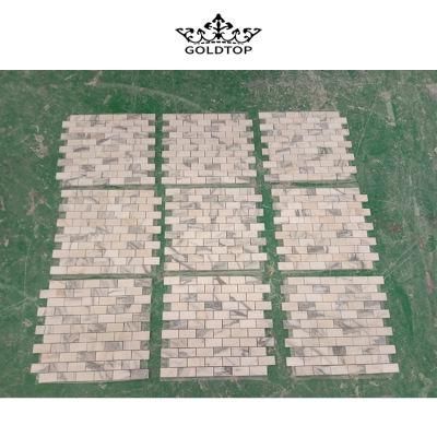 New Design Arabescato White Mosaic Marble Tile for Backsplash/Bathroom Wall Tile