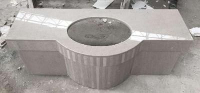 2016 Hot Grey Marble Countertop for Vanity Tops/Bath Tops