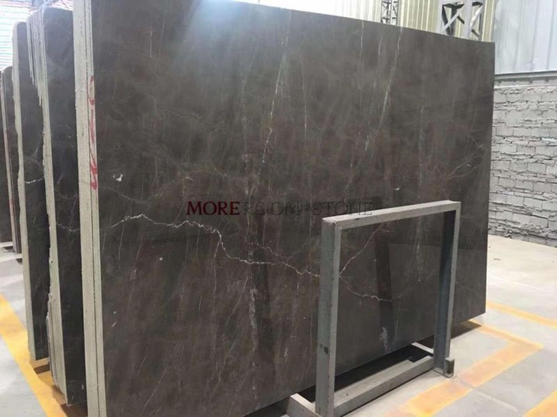 Hot Sale Commercial Floor and Wall Design San Giorgio Brown Marble Stone Slab