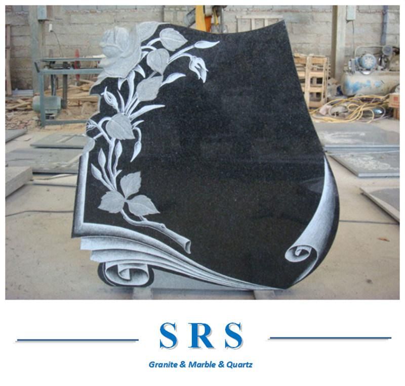Granite Heart Shape Monument Tombstone