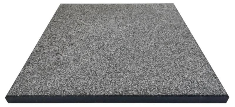 Black Granite European Headstone Monument Tombstone with Custom Design