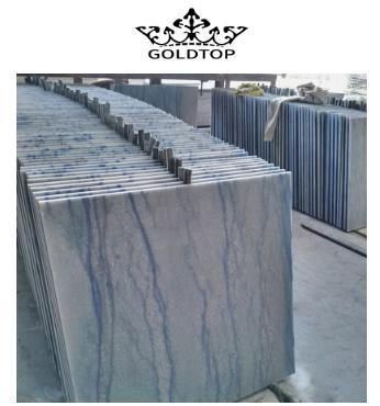 Hot Sales Romantic Azul Blue Natural Marble for Kitchen Top Decoration