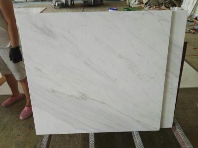 Polished White Marble Volakas Marble Tiles for Floor/Wall