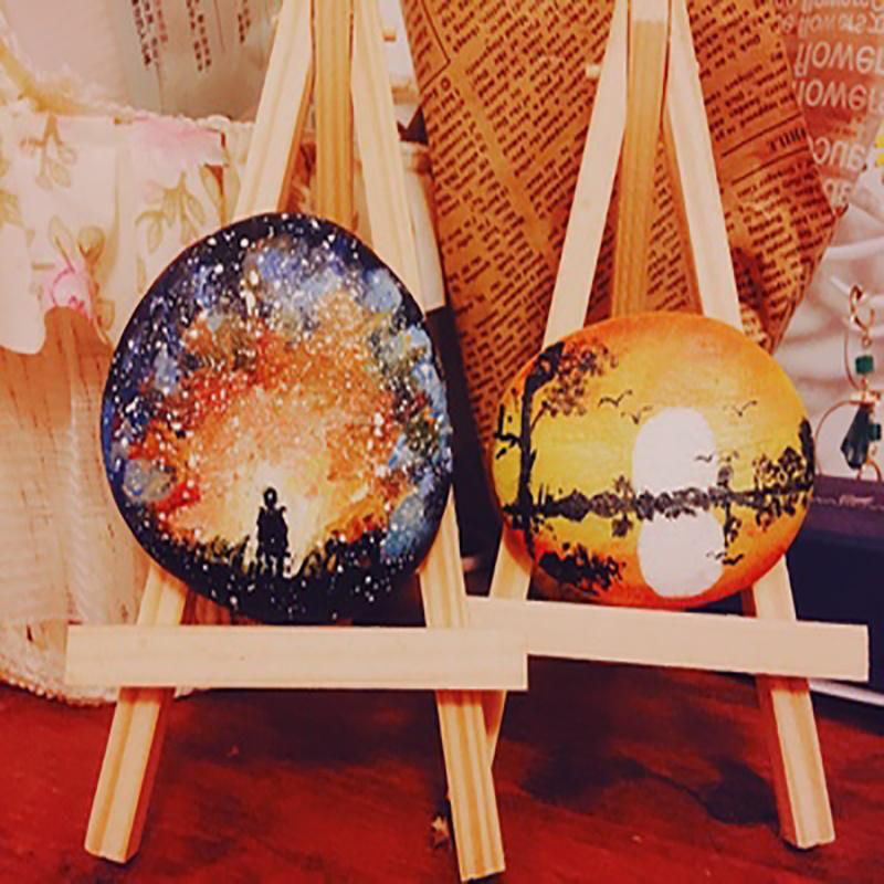 Colorful Painting Rocks for DIY Christmas Gifts