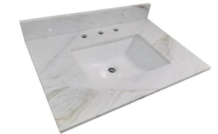 Bianco Orino Polished Marble Tile for Wall/Floor/Washbasin/Mosaic