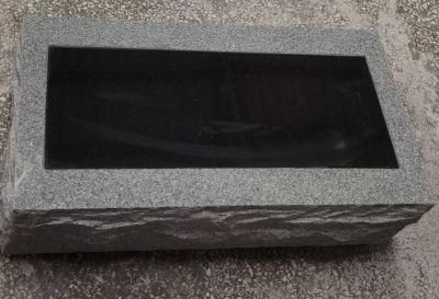 Excellent Workmanship American Style Bevels Memorials Stone with Hole for Ash