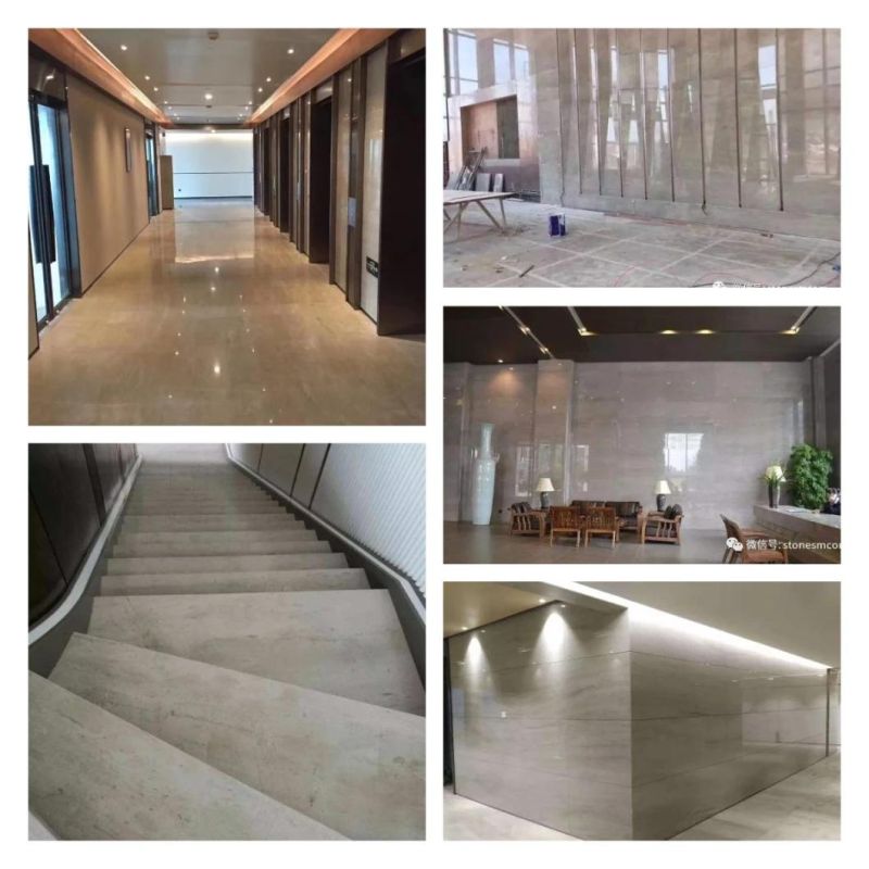 600X600 China Grey Marble Bathroom Flooring and Wall Tile Design Wholesale Price