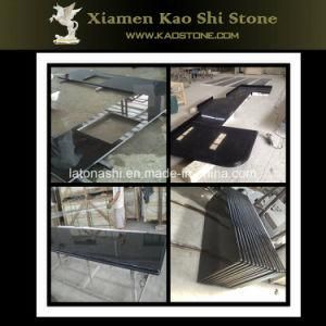 Polished/Honed/Flamed Absolute Black Honed Granite for Floor/Wall/Countertop/Steps/Worktop