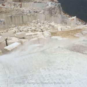 White Marble Rock Big Stone Block Marbles Quarry