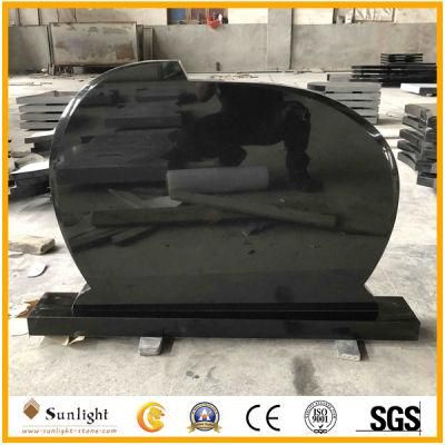 Black Granite Memorial Tombstone/Monument/Headstone for Romania/Poland Style