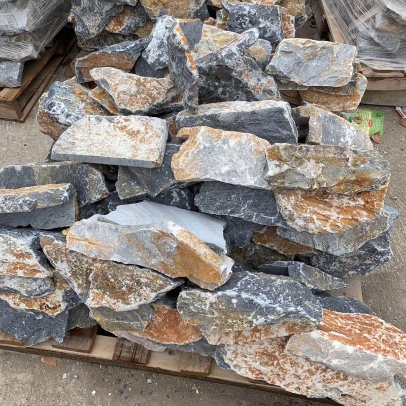 Grey Slate Landscaping Rock Stone for Wall Decoration