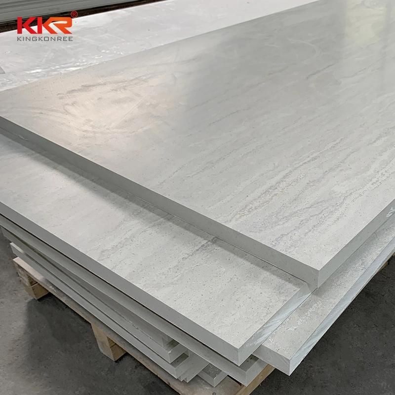 Wholesale Solid Color Corian Artificial Stone Solid Surface Stone Slab Quartz Stone