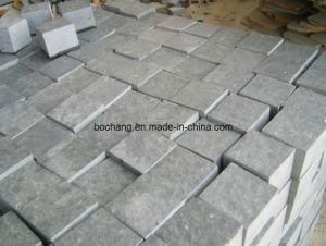 G654 Dark Grey Black Granite Cube Stone
