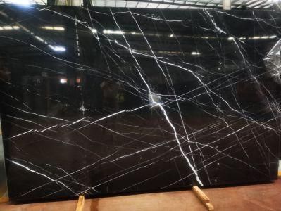 Calacatta Black Nero Marquina Marble Slab for Countertop and Tile