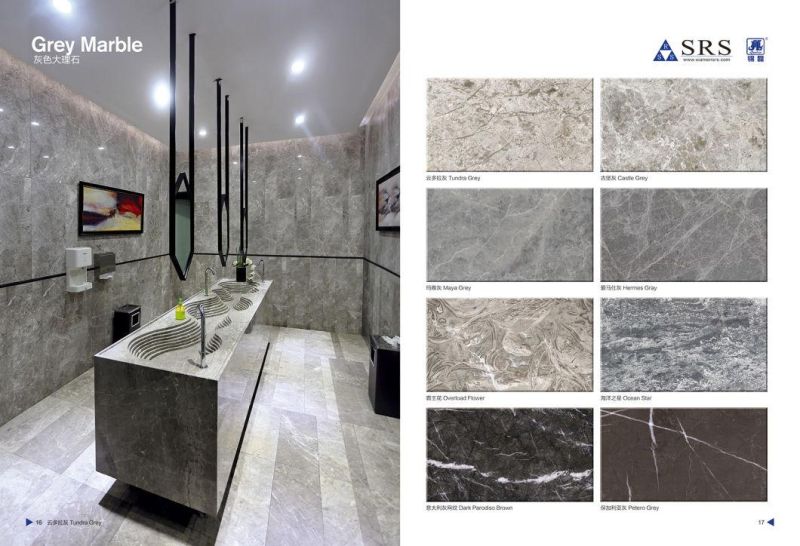 Chinese Natural Polished Grey/Black/Beige/Green/Brown/Wooden Guangxi/Bianco Carrara White Marble for Countertops Vanitytop Wall Floor Tile Stairs Thread Mosaic