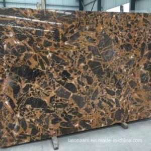 Polished Brown Marble Slabs for Wall and Flooring