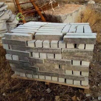 Stock Natural Stone Step Blue Limestone for Outdoor Decoration