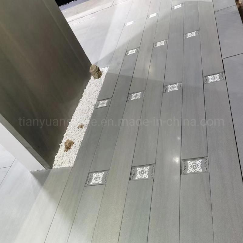 Leon Grey Anti Slip Marble Stone Tile Grey Tile for Floor and Bathroom
