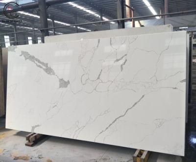 New Design Calacatta Quartz Stone with SGS Certification